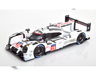 PORSCHE 919 Hybrid Turbo Team Porsche №19 Winner 24h Le Mans (2015) E.Bamber - N.Tandy - N.Hulkenberg, White