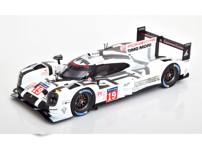 PORSCHE 919 Hybrid Turbo Team Porsche №19 Winner 24h Le Mans (2015) E.Bamber - N.Tandy - N.Hulkenberg, White