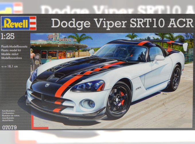 Сборная модель Легковой автомобиль Dodge Viper SRT 10 "ACR"