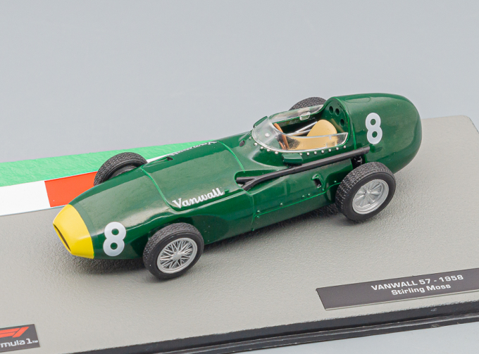 VANWALL F1 57 N8 Season (1958) Stirling Moss, green