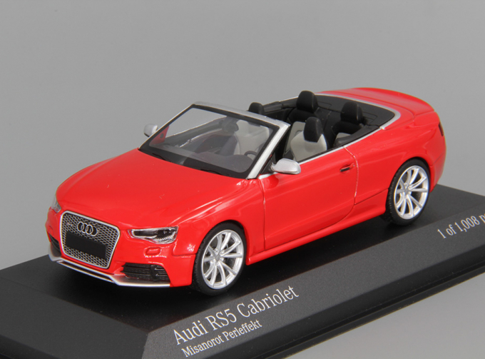 AUDI RS5 Cabriolet (2012), red