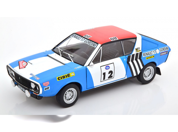 RENAULT 17 Gordini #12 Jl.Therier победитель Rallye Press On Regardless