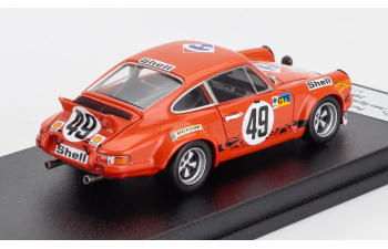 PORSCHE 911 Carrera Rsr Coupe №49 24h Le Mans (1973) Jean Egreteaud - Jean Claude Lagniez, Orange
