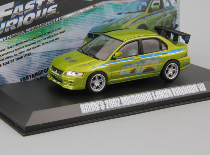 MITSUBISHI Lancer Evo VII из к/ф "Двойной Форсаж" (2002), light green