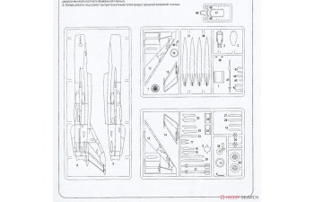 Сборная модель MiG-21 BIS Fishbed-N Soviet fighter