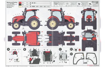 Сборная модель YANMAR Yt5113a Tractor (2012)