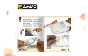 Книга SOLUTION BOOK 24 - Как красить и покрывать лаком масштабные автомобили (многоязычная) / How to Paint and Lacquer scale cars (Multilingual Book)