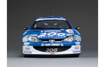 PEUGEOT 206 WRC №2 Winner Rallye Condroz-Huy F.Loix/S.Smeets (2003)