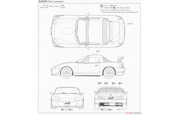 Сборная модель Initial D - Omiya Satoshi NB8C Roadster Scale Model Kit #16