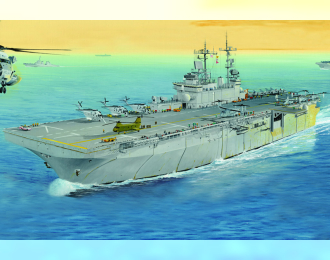 Сборная модель Американский Авианосец USS LHD-1 Wasp