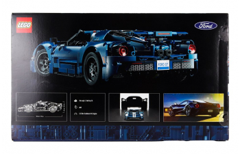 FORD Lego Technic - Gt 2022 - 1466 Pezzi - 1466 Pcs, Blue White