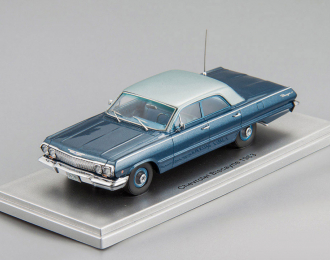 CHEVROLET Biscayne (1963), blue / light blue