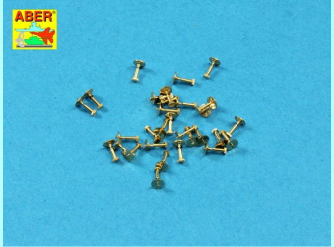 Turned Hexagonal bolts (1,34x2,60mm) x 30 pcs.