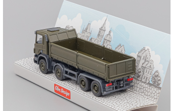 SCANIA P 8х4 самосвал с стальными бортами, хаки