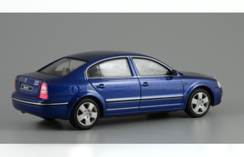 SKODA Superb (2005), metallic blue nightfire