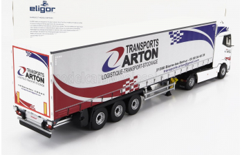 DAF Xg Truck Telonato Arton Transports (2022), White Red Blue