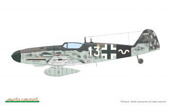 Сборная модель Gustav Pt. 3 Bf 109 G-6/AS & G-14/AS (Limited Dual Combo)