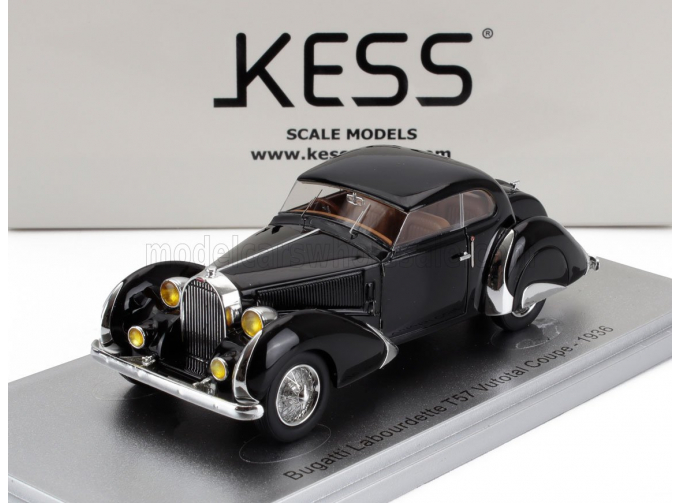 BUGATTI T57 Labourdette Vutotal Coupe (1936), black