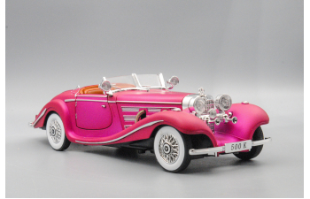 MERCEDES-BENZ 500K, красный матовый 22 см