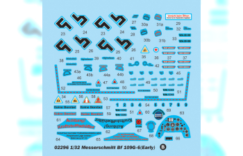 Сборная модель Немецкий истребитель Messerschmitt Bf.109 G-6 (ранний)