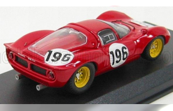 FERRARI Dino 206s Coupe №196 2nd Targa Florio (1966) Baghetti - Guichet, Red