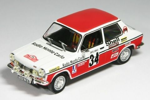 SIMCA 1100S FIORENTINO Bernard - GELIN Maurice Rallye Monte Carlo 1972
