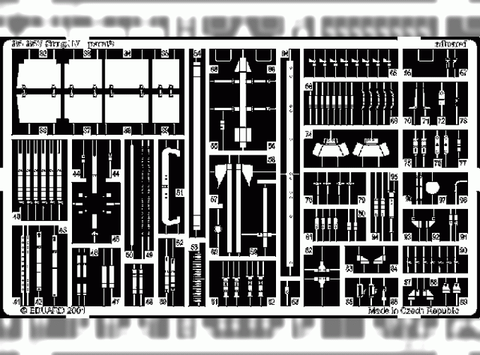 Фототравление Немецкая САУ Sturmgeschütz IV