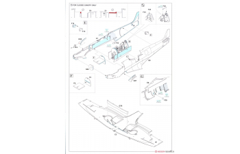 Сборная модель Истребитель Spitfire Mk. IXc