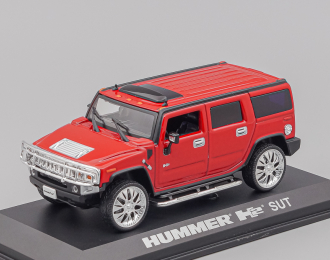 HUMMER H2 SUV (2005), red
