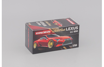 LEXUS LC500 HellaFlush (2017), red