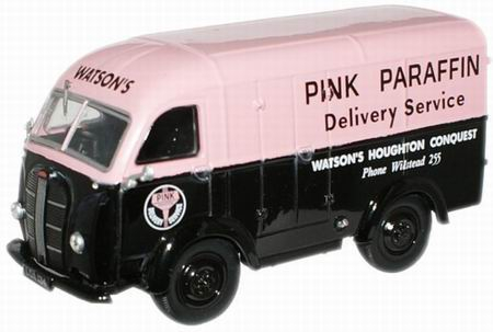 AUSTIN K8 Pink Paraffin Van (1948), розовый с черным