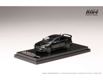 MITSUBISHI Lancer Evolution X Final Edition with engine display model, phantom black pearl