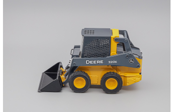 JOHN DEERE 320E, yellow / grey