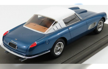 FERRARI 410 Superfast 4.9 S/n0719 Coupe (1957) - Con Vetrina - With Showcase, Light Blue Met White