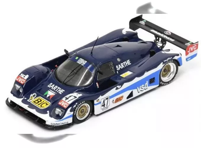 COUGAR C26s №47 Team Courage Competition 24h Le Mans (1991) M.Trolle - C.Bourdonnais - M.Brand, Black