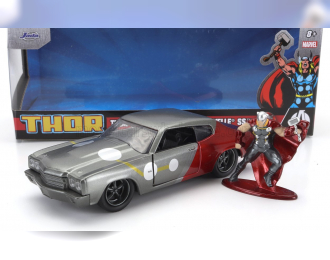 CHEVROLET Chevelle Ss (1970) With Thor Figure, Grey Red