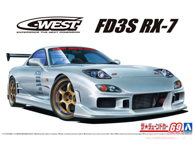 Сборная модель Mazda RX-7 C-West FD3S 99