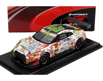 NISSAN Gt-r Nismo Gt3 Team Nilzz Racing №48 Gt300 Class Super Gt (2025) Taiyo Ida - Yusaku Shibata, White Red Green