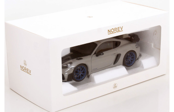 PORSCHE Cayman GT4 RS Weissach Package (2023), grey carbon-black