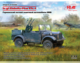 Сборная модель le.gl.Einheitz-Pkw Kfz.4, Германский легкий зенитный автомобиль II МВ