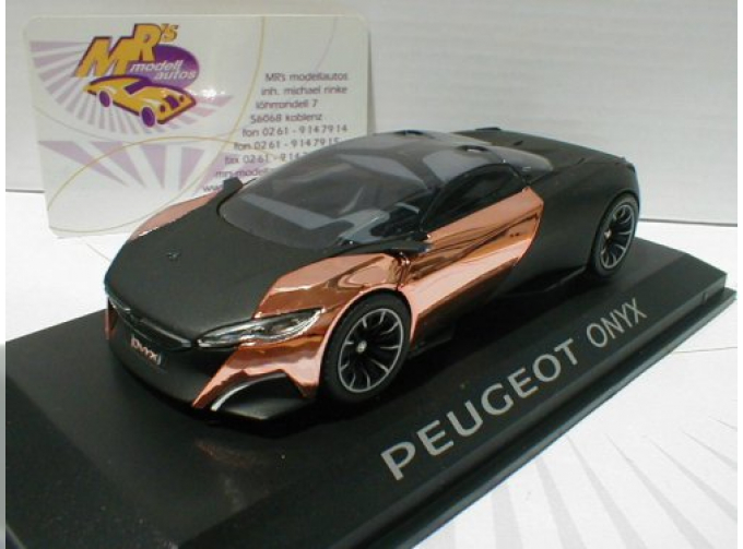 PEUGEOT Concept Car Onyx Salon de Paris 2012, black