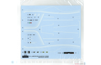 Сборная модель Lamborghini Countach LP500R Real Sports Car Series No. 39