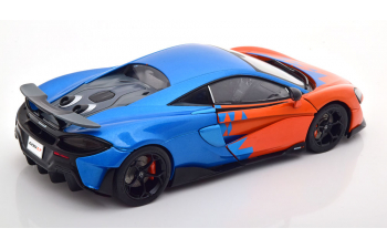 MCLAREN 600 LT (2019), orange/blaumetallic