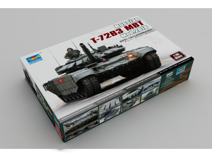 Сборная модель Российский ОБТ Т-72Б3 обр. 2016г.