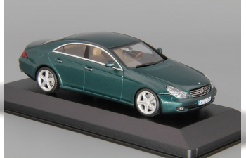 MERCEDES-BENZ CLS-Class C219 (2004), green andradit