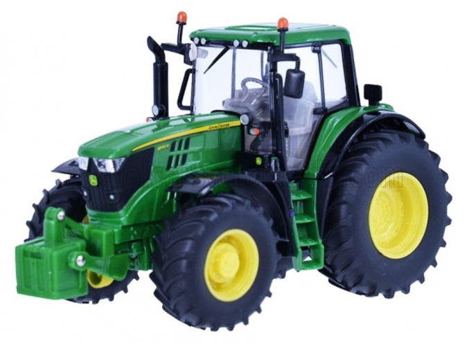 JOHN DEERE 6195m Tractor (2014), Green Yellow