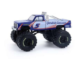 CHEVROLET K20 Monster Truck #5 *Kings of Crunch-Hendrick Motorsports* (1981), white / blue / red
