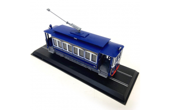 Трамваи. Tramvia Blau (Барселона, Испания, 1903), синий