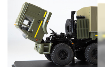 Камский грузовик 6560 бортовой (с тентом) рестайлинг, хаки