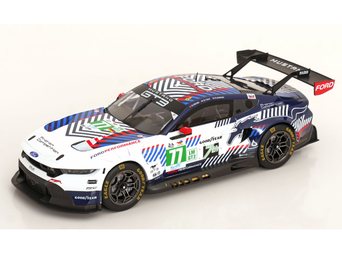 FORD Mustang GT3 #77 Team Proton Competition 24h LeMans Ben Barker, Bernardo Sousa, Ben Tuck (2025)